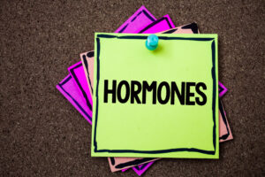 hormones sticky note